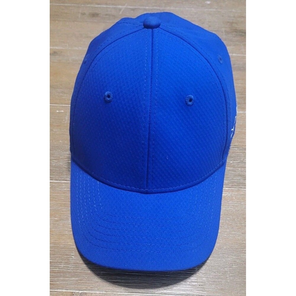 Calvin Klein Golf Hat Royal Blue Monogram Logo Baseball Cap Golfing Adjustable